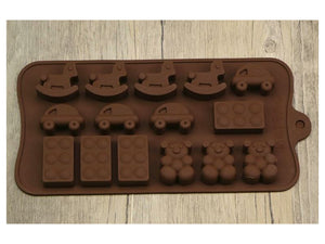Chocolate Mould - Rocking Horse, Cars, Lego Blocks, Teddy Bears