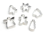 Cookie Cutters - Christmas Set of 6 cutters - Great Gift Idea!