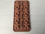 Chocolate Mould - Gingerbread Men & Candy Canes