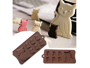 Chocolate Mould - Cats