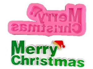 Merry Christmas Words Mould, perfect for your Xmas cake!