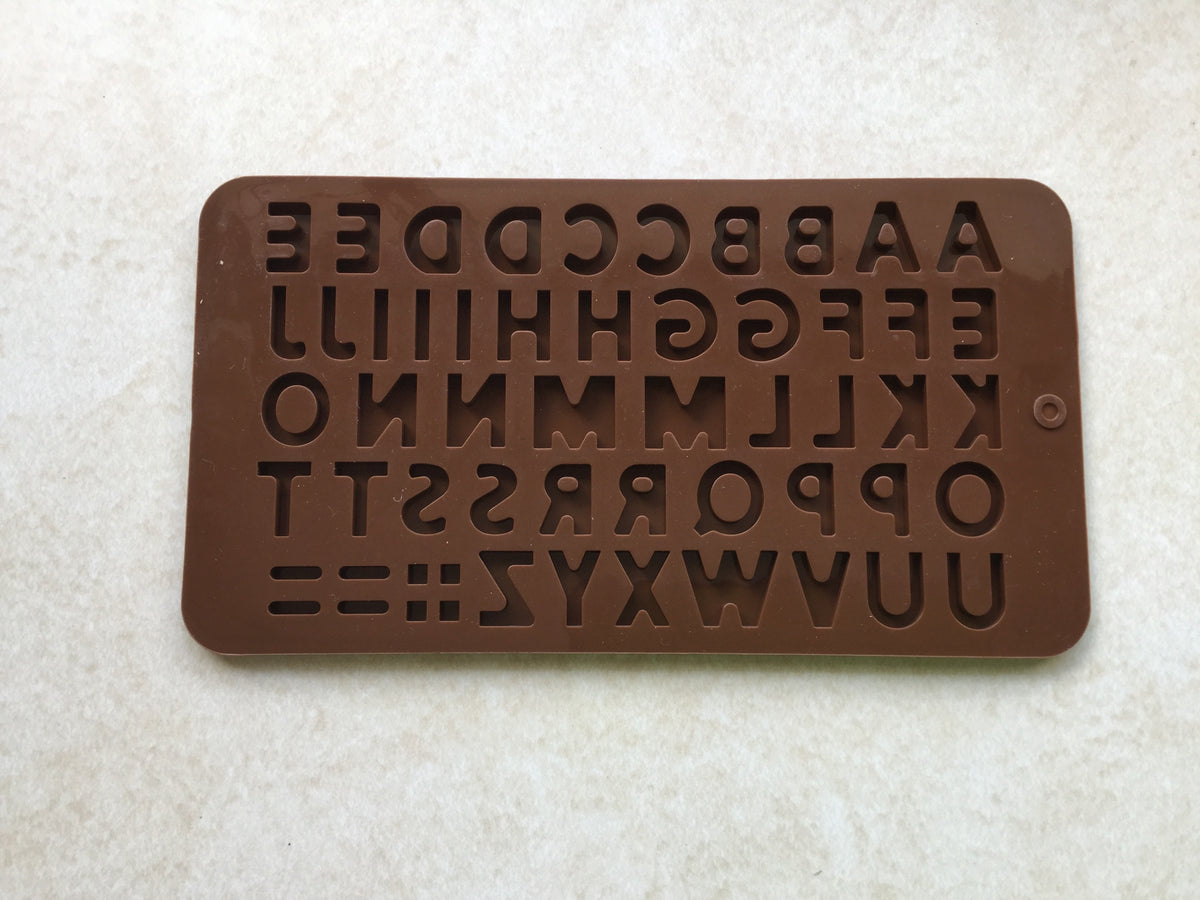 Chocolate Mould - Small Alphabet Letters – 123kitchens