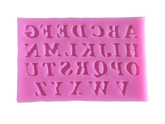 Silicone Mould - Mini Upper Case Letters